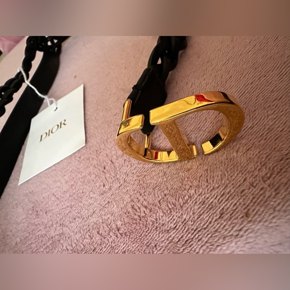 Christian Dior Double Calfskin Belt - NWT- Black Dior belt size 70 - Picture 8 of 14